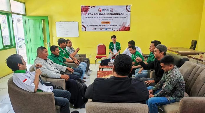 Ansor Kraksaan dan Bawaslu Probolinggo Perkuat Pengawasan Partisipatif