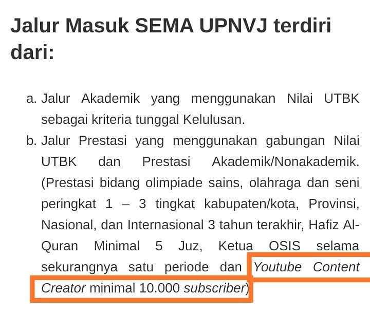 Youtuber Dengan 10 Ribu Subscriber Bisa Masuk Kampus Ini Lewat Jalur Prestasi Wartabromo