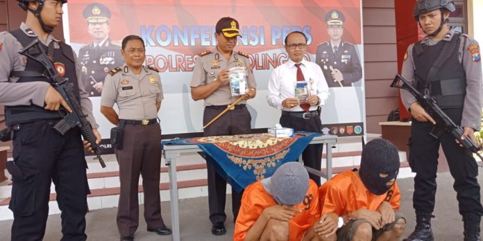 Polres Probolinggo Bekuk Dua Kurir Sabu Asal Sidoarjo