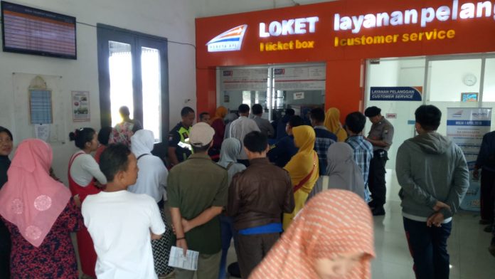 Stasiun Bangil Alami Lonjakan Pemudik Sejak H-4