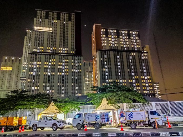 BHAKTI PGN: Wisma Atlet Kemayoran yang difungsikan sebagai RS Darurat Covid-19 mendapat supply gas PGN yang diprioritaskan untuk penggunaan dapur umum untuk tenaga medis maupun pasien, hingga aparat dan relawan yang bertugas.