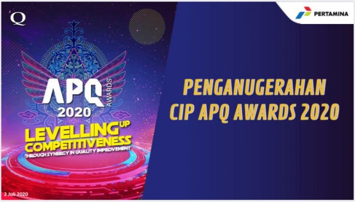 BORONG 6 PENGHARGAAN: PT. Pertamina Gas mampu meraih 6 penghargaan pada Annual Pertamina Quality (APQ) Awards 2020. Puncak penghargaan dilakukan secara virtual
