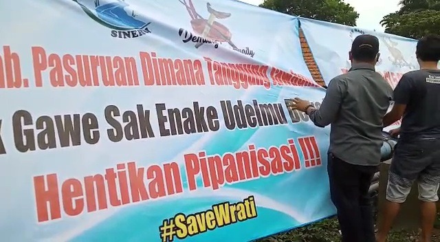 Tolak Pipanisasi Limbah