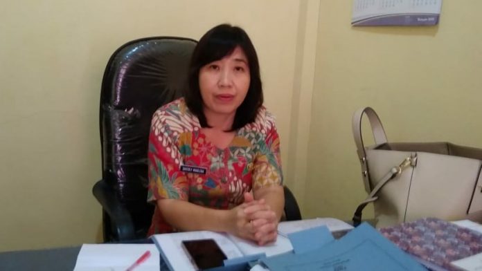 dr. Sherly Marlena, plt Kadinas Kesehatan Kota Pasuruan saat ditemui di kantornya Jumat, (18/1/2019)