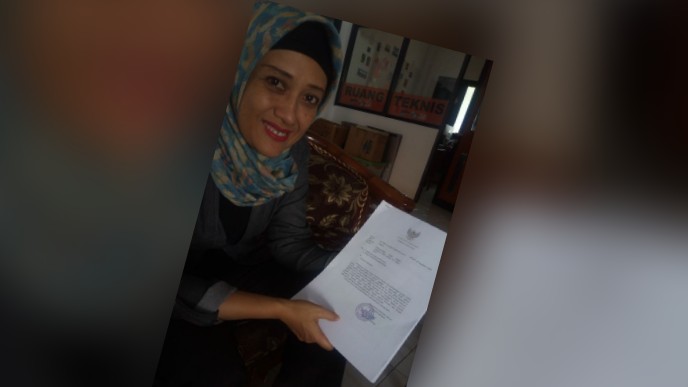 Royce Diana Sari, Ketua KPU Kota Pasuruan ketika ditemui di Kantor KPU Kota Pasuruan, Jumat (5/7/2019)