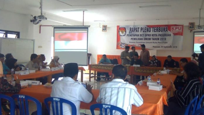 346 Caleg Kota Pasuruan Dipastikan Bertarung di Pemilu 2019
