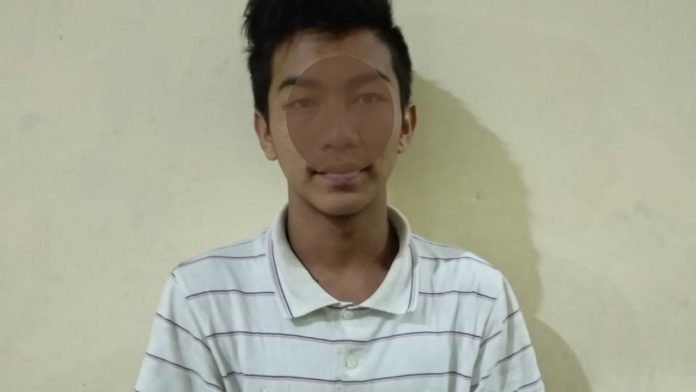 Eko Tego Firmansyah (17), tercatat sebagai warga Dusun Bicak’an, Desa Mendalan, Kecamatan Winongan, Kabupaten Pasuruan.