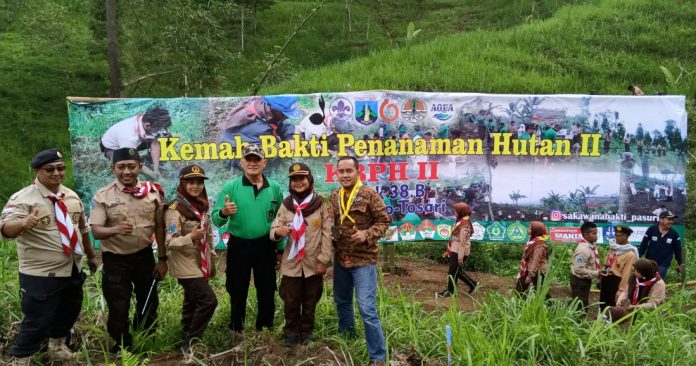 Sekretaris Saka Wanabakti Jawa Timur, Pamong Saka, peserta, Asper KBKPH Tosari, Andalan Lingkungan Hidup Kwarda Jawa Timur