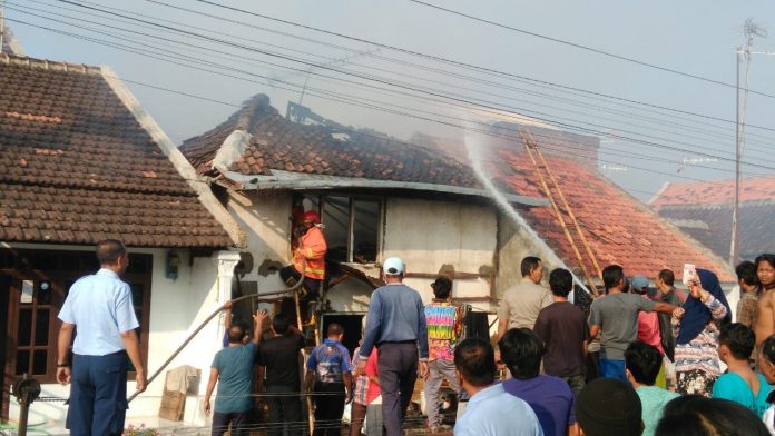 kebakaran rumah di Kota Probolinggo
