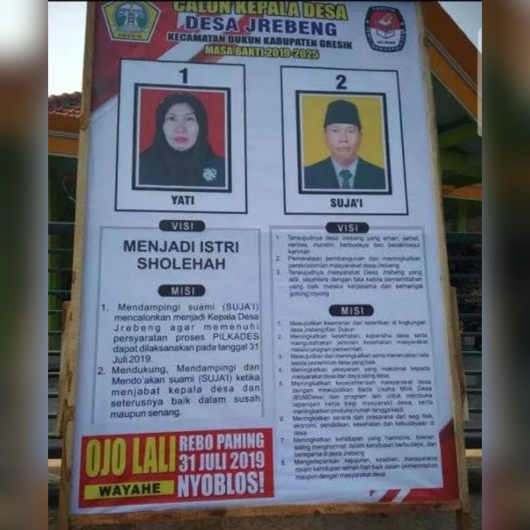 Kocak Visi Misi Calon Kades Ini Bikin Ngakak Wartabromo