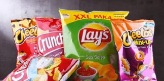 Label makanan lays