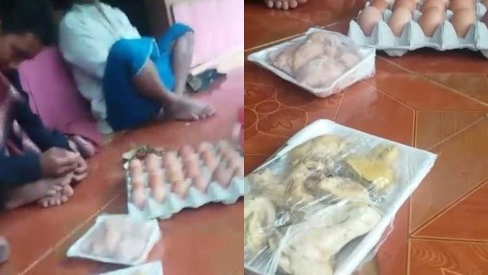 Beredar Video Daging Ayam BPNT Bau