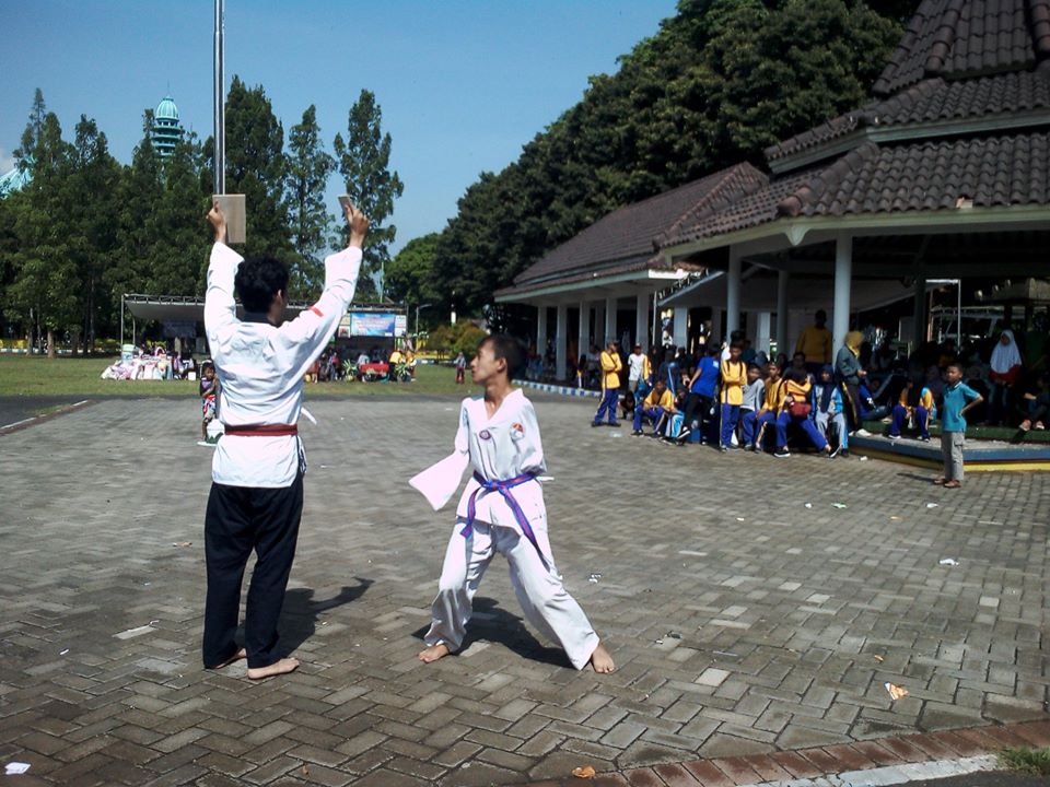 Angga Pemuda Difabel Jawara Taekwondo Wartabromo